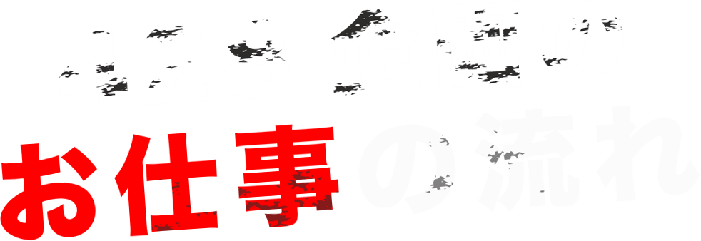 428企画のお仕事の流れ